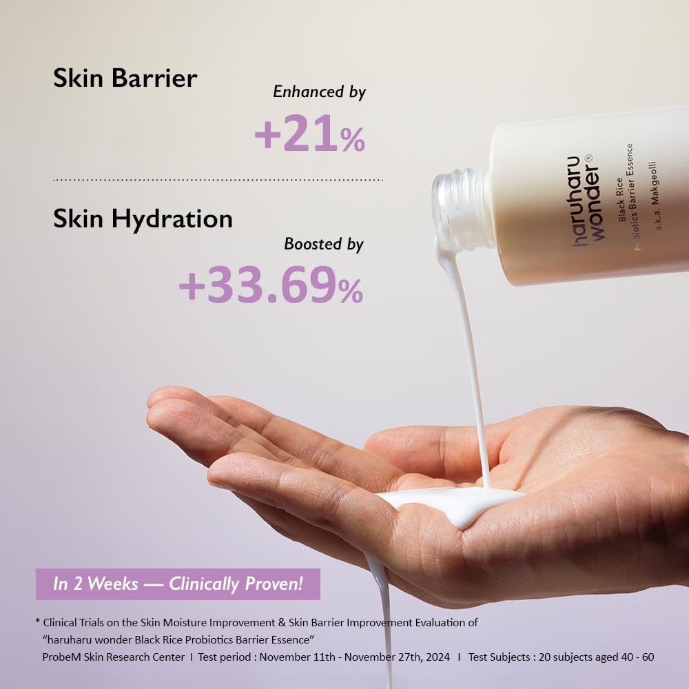 HARU HARU WONDER BLACK RICE PROBIOTICS BARRIER ESSENCE (aka Makgeolli)