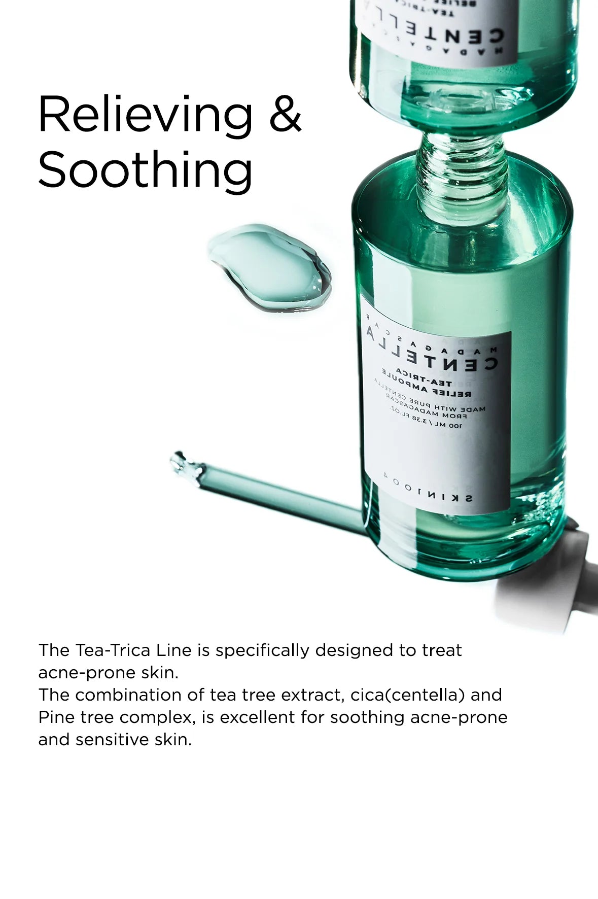SKIN1004 Tea-Trica Relief Ampoule 100ml 3.38 fl. oz