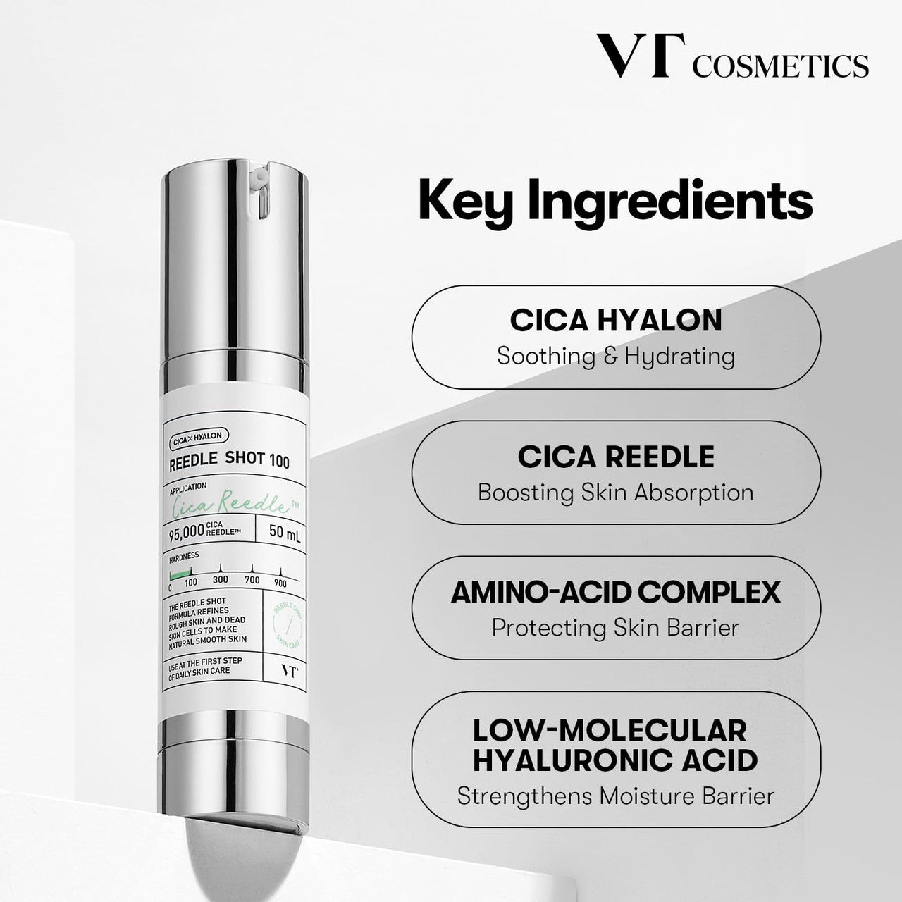 VT COSMETICS Reedle Shot 100, Day & Night Repairing Essence